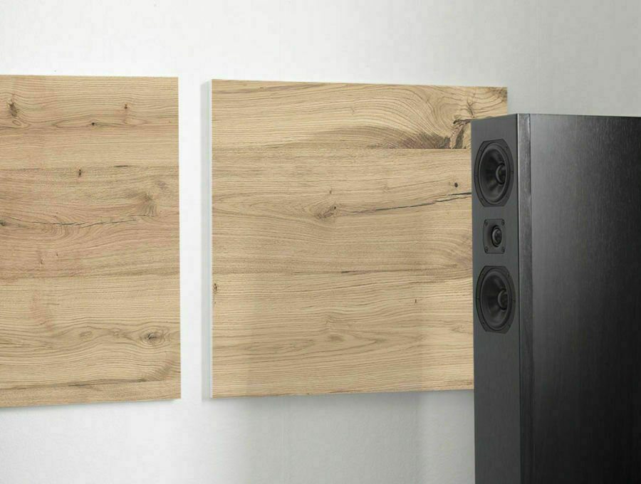 Vaimee Akustiikkapaneeli Natural Cover 600 x 600 x 24 mm Tammi Rusic