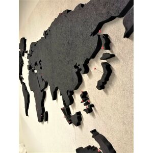 Konto Akustiikkateos Maailmankartta 2376mm x 1194mm