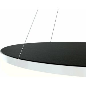 Grönlund Kattovalaisin Acoustic Circulo Ø80cm LED 48W 3000K Musta