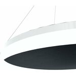 Grönlund Kattovalaisin Acoustic Circulo Ø80cm LED 48W 4000K Musta