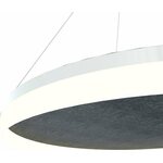 Grönlund Kattovalaisin Acoustic Circulo Ø80cm LED 48W 4000K Tummanharmaa