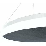 Grönlund Kattovalaisin Acoustic Circulo Ø80cm LED 48W 4000K Tummanharmaa