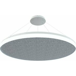 Grönlund Kattovalaisin Acoustic Circulo Ø120cm SMD LED 110W 4000K Vaaleanharmaa