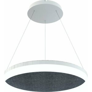 Grönlund Kattovalaisin Acoustic Circulo Ø60cm LED 36W 4000K Tummanharmaa