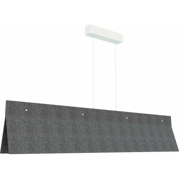 Grönlund Kattovalaisin Acoustic Line 140cm LED 24W 3000K Tummanharmaa